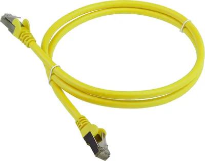 Патч-корд LANMASTER LAN-PC45/S6-5.0-YL, FTP кат.6, 5 м, LSZH, жёлтый