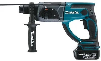 Перфоратор аккумуляторный Makita DHR202RFE, SDS+, 18В, 2×3Ач Li-Ion, 1.9 Дж