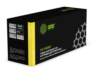 Картридж Cactus CS-TK5280Y, желтый, 11000 стр., для Kyocera