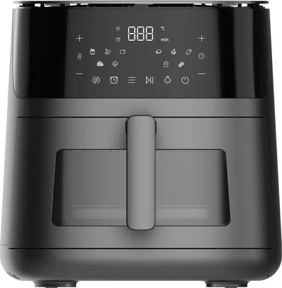 Аэрогриль Haier FZ03Q8M01RU, 2300Вт, 7л, черный