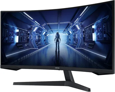 Монитор Samsung LC34G55TWWPXEN, 34" VA, 3440x1440, 165Гц, 1мс