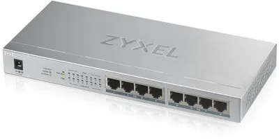 ZYXEL GS1008HP-EU0101F Межсетевой экран Zyxel ZyWALL ATP800, Rack, 12 конфигурируемых (LAN/WAN) портов GE, 2xSFP, 2xUSB3.0, AP Controller (2/130), Device HA Pro, с поддержкой Sandbox и Botnet Filter
