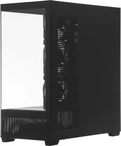 Корпус ПК accord ACC-ZA11B AR, ATX, Midi Tower, без БП, чёрный