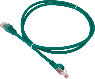 Патч-корд LANMASTER - LAN-PC45, UTP, кат. 6, 2 x RJ-45, RJ-45 - RJ-45, LSZH, зелёный, 3 м, LAN-PC45/U6-3.0-GN