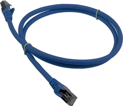 Патч-корд Lanmaster LAN-PC45/S6A-5.0-BL, Cat.6A, FTP, 5м, синий