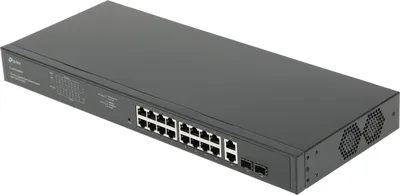 Коммутатор TP-Link TL-SG1218MPE, 16×PoE+, 2×1GbE, 2×SFP, 250 Вт, 1U