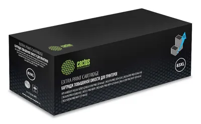 Картридж лазерный CACTUS CS-CF283XL-MPS черный ((3000стр.) для HP LJ Pro M225dn/M201/M202) (CS-CF283XL-MPS)