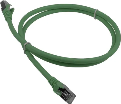 Патч-корд Lanmaster LAN-PC45/S6A-5.0-GN, FTP, кат.6a, RJ45, 5м, зеленый