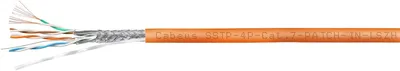 CABEUS SSTP-4P-CAT.7-PATCH-IN-LSZH КАБЕЛЬ ЭКРАНИРОВАННАЯ ВИТАЯ ПАРА SSTP (S/FTP), КАТЕГОРИЯ 7 (600MHZ), 4 ПАРЫ (26AWG), МНОГОЖИЛЬНЫЙ (PATCH), LSZH, НГ(А)-HF, (305 М)
