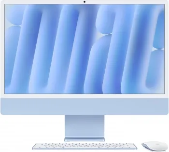Моноблок Apple iMac A3137 24" 4.5K M4 10 core (4) 16Gb SSD512Gb 10 core GPU macOS WiFi BT 143W клавиатура мышь Cam синий 4480x2520