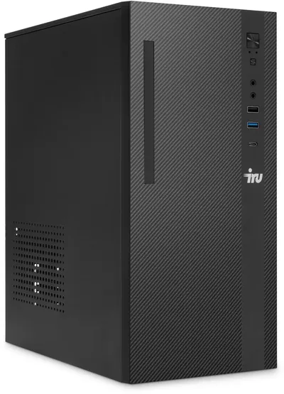 Настольный компьютер iRU 2153498, Core i3-14100F, 16ГБ DDR4, SSD 512ГБ, GT 610 2GB