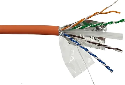 Кабель Lanmaster LAN-6AFTP-LSZH-OR, FTP, кат.6A, LSZH, 305м, оранжевый