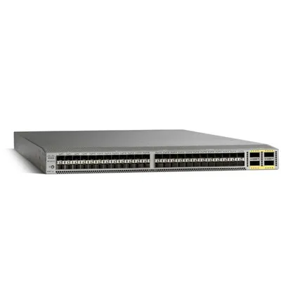 Cisco Nexus N6K-C6001-64P Managed, Layer 3, 48x 1/10 GbE/FCoE (SFP+), 4x 40 GbE/FCoE (QSFP+), with 10 and 40 Gb  FCoE  su