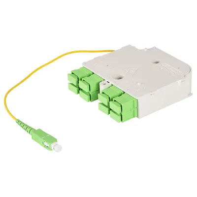 Универсальный сплиттерный модуль на 8 абонентов LIGHT PON УСМ 1х8 SC/APC