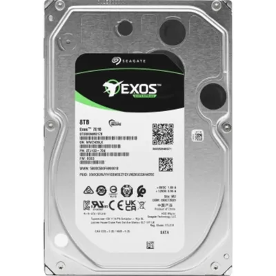 Жесткий диск Seagate Exos 7E10 HDD 3.5" SATA 8Tb, 7200 rpm, 256Mb buffer, 512e/4Kn, ST8000NM017B, 1 year (analog ST8000NM000A)
