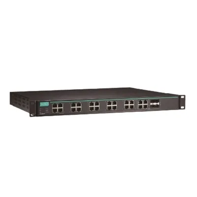 Коммутатор IKS-G6524A-4GTXSFP-HV-HV, 20 x 10/100/1000BaseTX, 4 х 10/100/1000BaseTX/SFP (Combo), 2 источника питания (110/220 В перем.), MOXA