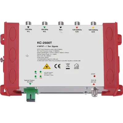 Передатчик оптический KC2500T 4хSAT+TV