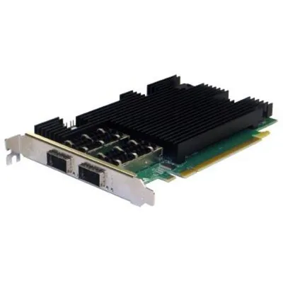 Сетевой адаптер Silicom PE31640G2QI71-QX4 Dual Port Fiber 40GBE PCIe G3 X16 Server Adapter (PE31640G2QI71-QX4 плохая упаковка)