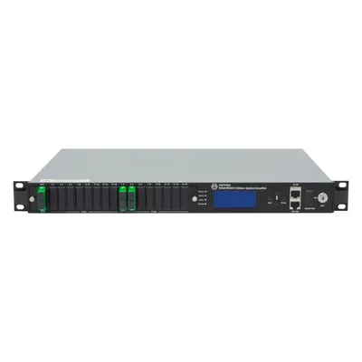 Оптический усилитель VERMAX для сетей КТВ, 2 входа, 4*23dBm выход, RT1, 1U