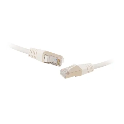 Коммутационный шнур S/FTP 4-х парный cat.6A 0,3м,slim, LSZH, белый