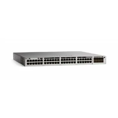 Коммутатор Cisco C9300-48P-E, 48×1GbE PoE+, 715 Вт, DNA Essentials