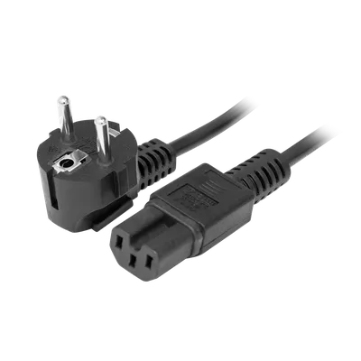 Кабель питания EU-Schuko/IEC320-C15, 220B, 10А, 1.8м