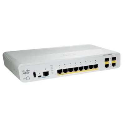 CISCO WS-C2960C-8PC-L Catalyst 2960C Switch 8 FE PoE, 2xDual Uplink, Lan Base