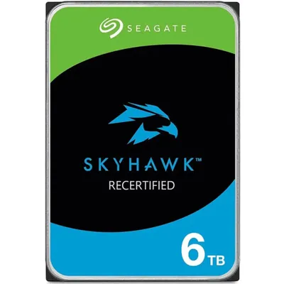 Жесткий диск Seagate SATA-III 6TB ST6000VX008 Surveillance Skyhawk 4KN (5400rpm) 256Mb 3.5"