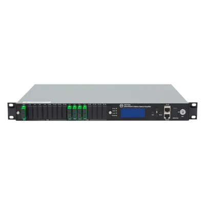 Оптический усилитель VERMAX для сетей КТВ, 2 входа, 8*22dBm выход, CWDM 1310/1490/1550, RT1, 1U