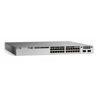 Коммутатор Управляемый Cisco - C9300-24P, Layer 2, 24-PoE, 24-1GbE, ROM-16384MB, RAM-8192MB, Network Essentials, SNMP, Web, CLI, в стойку, C9300-24P-E