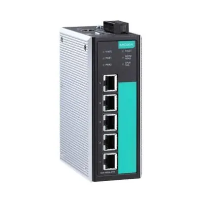 Коммутатор MOXA EDS-405A, промышленный, управляемый, 5×10/100BaseT(X), IP30
