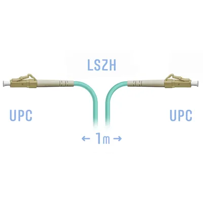 Патч-корд оптический SNR, LC/UPC MM, 1м (SNR-PC-LC/UPC-MM-1m)