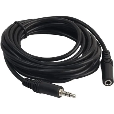 PERFEO Кабель Jack 3.5 мм вилка - Jack 3.5 мм розетка,  длина  5  м. (J2203)