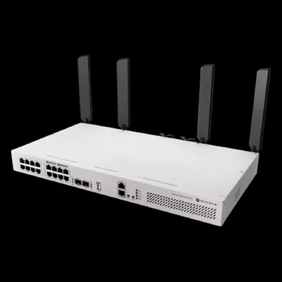 Коммутатор MikroTik CRS418-8P-8G-2S+5axQ2axQ-RM, 2×SFP+, PoE, Wi-Fi 6