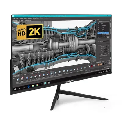 Монитор ExeGate EX297307RUS, 27", IPS, 2560×1440, 75Hz