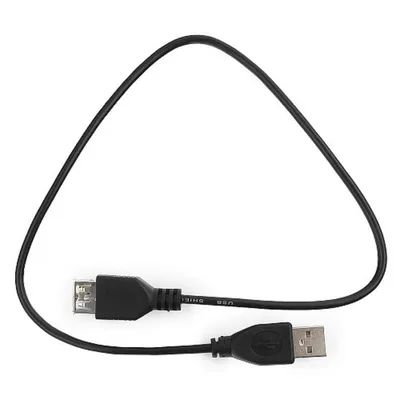Кабель Gembird GCC-USB2-AMAF-0.5M, USB 2.0 удлинитель AM/AF, 0.5м