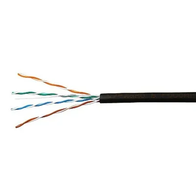 <078609> Кабель витая пара внешний 4 пары UTP кат.5e (100м) медный SkyNet Light (Fluke Test) [CSL-UTP-4-CU-OUT/100]