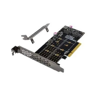Переходник Orient C303E2, PCIe x8 -> 2×M.2 NVMe
