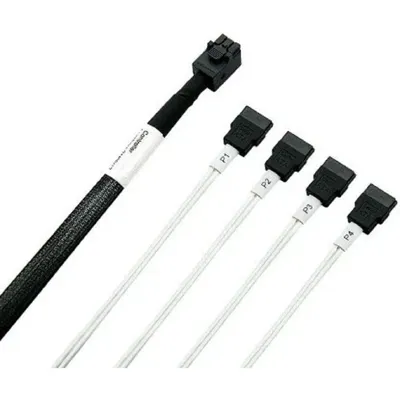 Кабель данных LR-LINK - LRSF43ST8P, SFF-8643 -> 4 x SATA, 0.8 м, LRSF43ST8P-0.8M