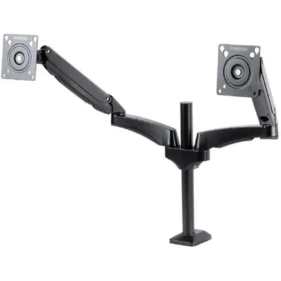 Кронштейн Kromax OFFICE-12 черный для 2-х мониторов LCD 15"-32", настольный, VESA 75x75/100x100, высота до 400мм