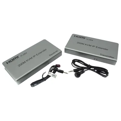 KVM удлинитель ORIENT VE052, HDMI+USB, до 200м по витой паре, 1080p@60Hz
