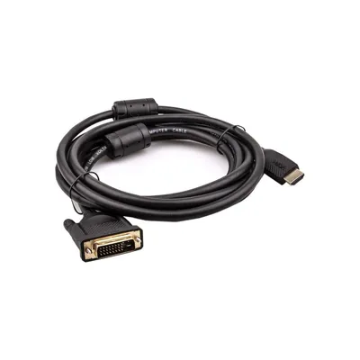 Кабель-переходник VCOM CG484GD-3M, HDMI(M)→DVI-D(M), 3м, 1080p