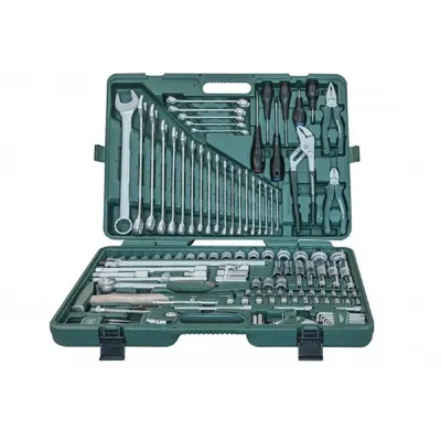 Набор инструментов JONNESWAY S04H524128S, 1/4"+1/2"DR, 128 предметов