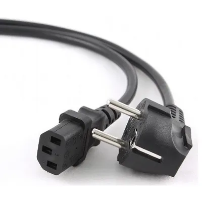 Cablexpert Кабель питания 1.8м, Schuko- C13, 3х1кв.мм, черный, с заземлением, пакет (PC-186-1-1.8M)