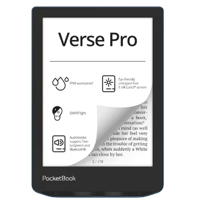 Электронная книга PocketBook PB634-A-WW, Verse Pro, 6", E-Ink Carta, 16GB, WiFi