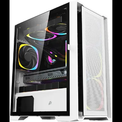 Корпус 1STPLAYER TRILOBITE T4 MESH ARGB White / mATX / 4x120mm  ARGB  fans  / T4-WH-4FS7-W