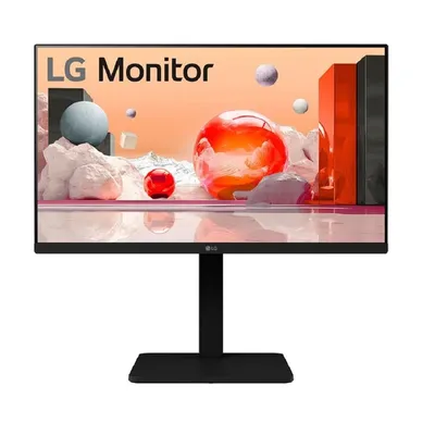 МОНИТОР 23.8" LG  24BA450-B Black с поворотом экрана (IPS, 1920x1080, 5 ms, 178°/178°, 250 cd/m, 1300:1, +HDMI, +DP,MM)