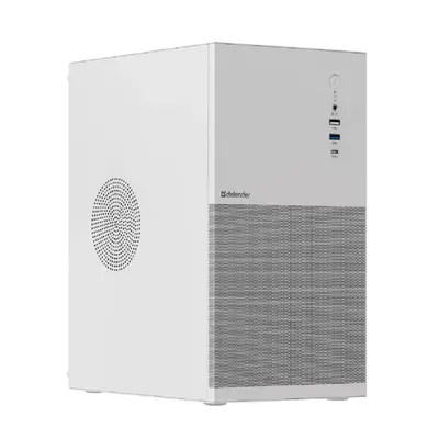 DEFENDER MINITOWER Apex Metal Micro-ATX Mini-ITX W/O PSU USB3.0+1.1+Type-C 3.5jack белый 25022 DEFENDER