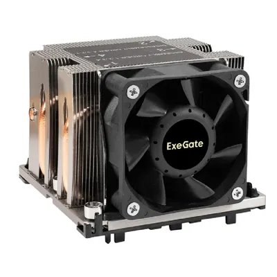 Кулер EXEGATE EX298970RUS, LGA3647, 2U, 4 тепл. трубки, TDP 205W