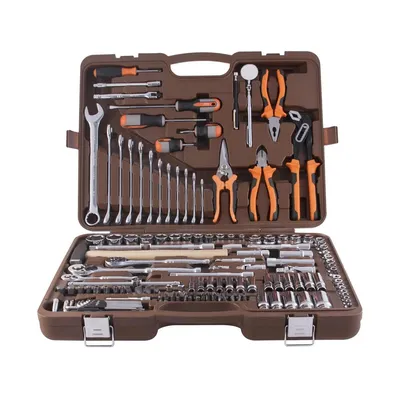 Набор инструмента Ombra OMT150S, 1/4", 3/8", 1/2" DR, 150 предметов